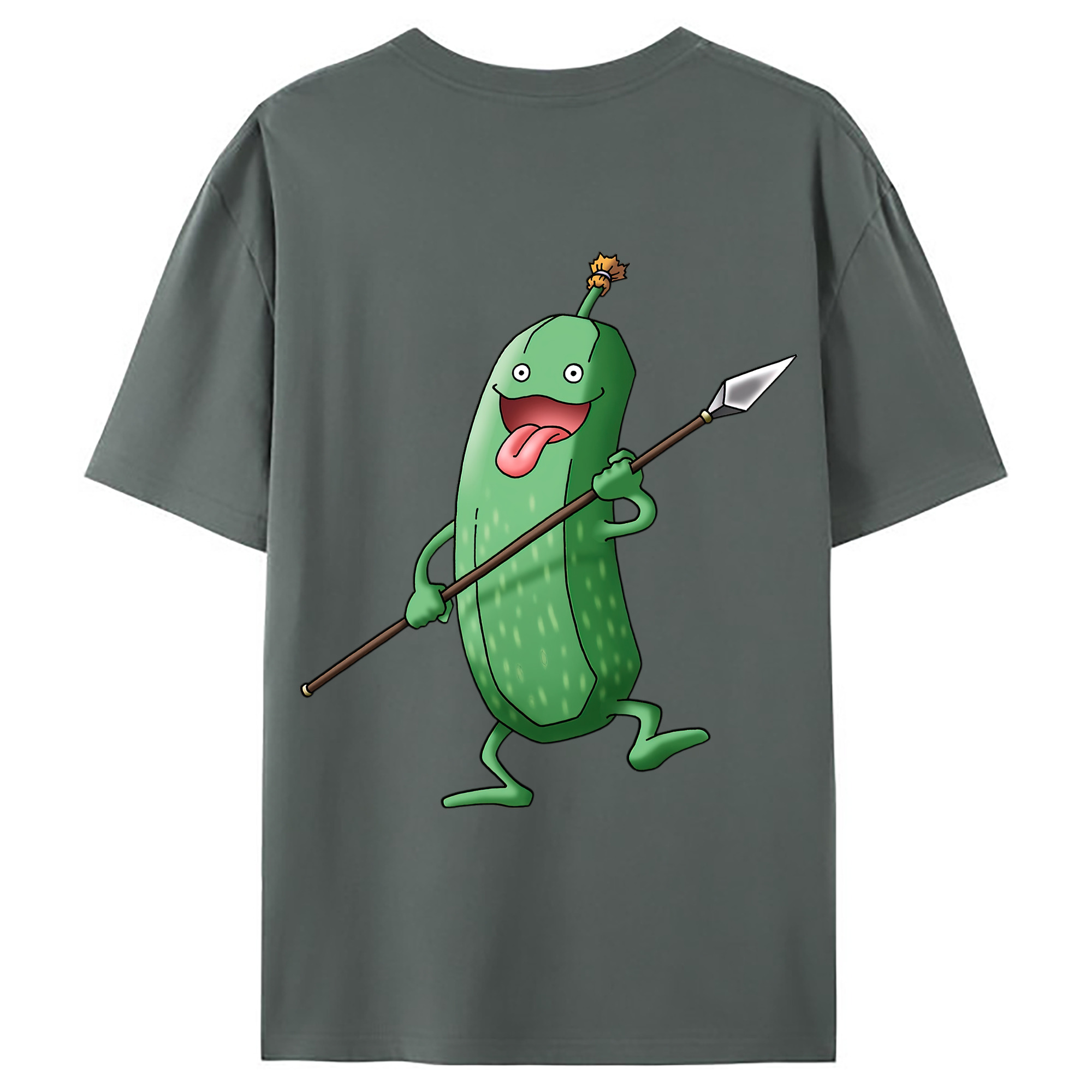 （画像用） ドラゴンクエスト Doragon Kuesuto Dragon Quest 綿100％ メンズ半袖Tシャツ（バックプリント） 通気性